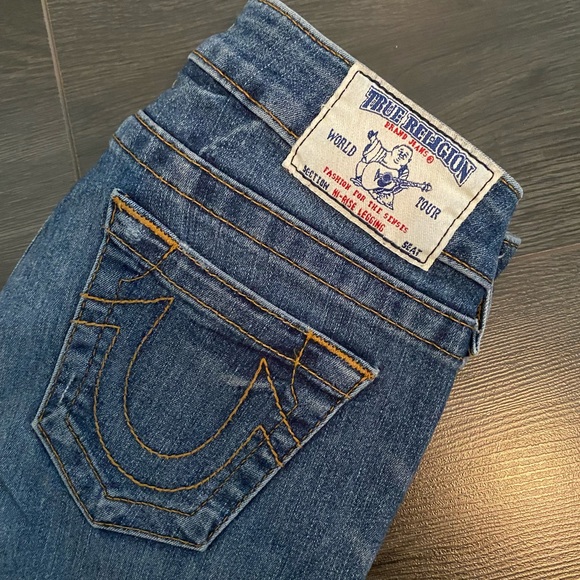 True Religion women’s blue skinny jeans - Picture 2 of 6